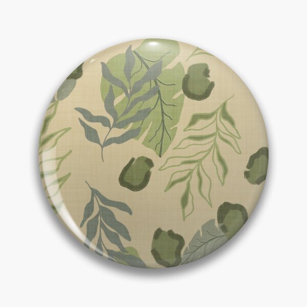 Item preview, Tropical Botanical Leaves Monstera Leaves and Leopard Spots Earthy Yellow designed and sold by JasmineGDesigns.