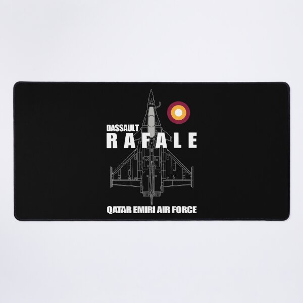Item preview, Dassault Rafale Qatar Emiri Air Force Technical Blueprint - White Edition designed and sold by Magazine Combate.