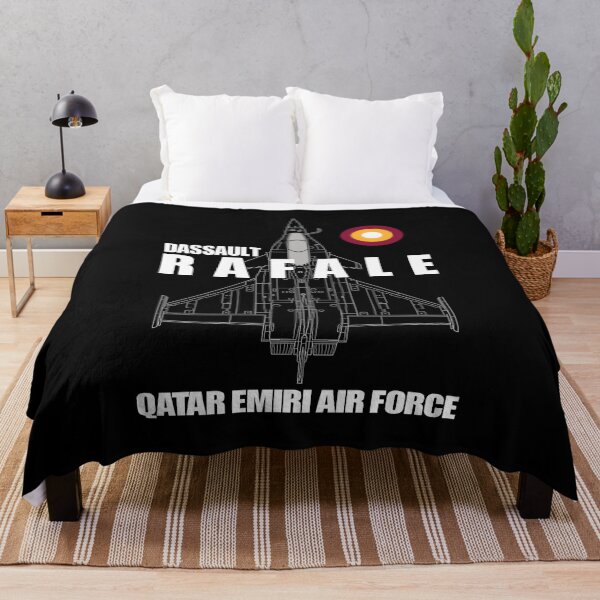 Item preview, Dassault Rafale Qatar Emiri Air Force Technical Blueprint - White Edition designed and sold by Magazine Combate.