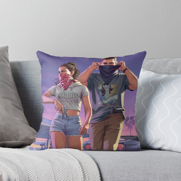 Item preview, Outlaw Couple Neon Sunset - Digital Art Urban Action Style designed and sold by Billy Morfo™.