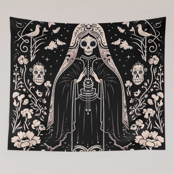 Item preview, Dia De Los Muertos Virgen De Guadalupe designed and sold by TacoTruck Shop.