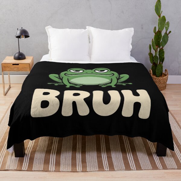 Item preview, Bruh Frog Meme Gen Z Humor designed and sold by Doodleoub.