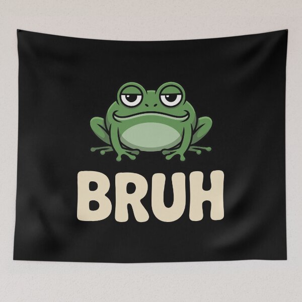 Item preview, Bruh Frog Meme Gen Z Humor designed and sold by Doodleoub.