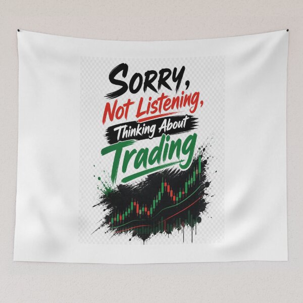 Item preview, Sorry, Not Listening, Thinking About Trading designed and sold by KING TK.