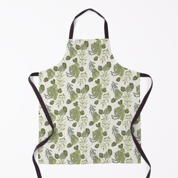Item preview, Tropical Botanical Leaves Monstera Leaves and Leopard Spots Off White designed and sold by JasmineGDesigns.