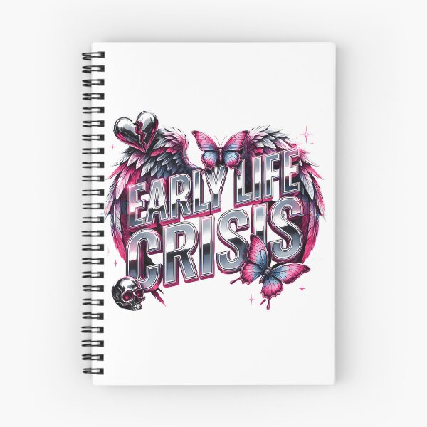 Item preview, Early Life Crisis Gen Z Funny Quote designed and sold by Redgiant87x.