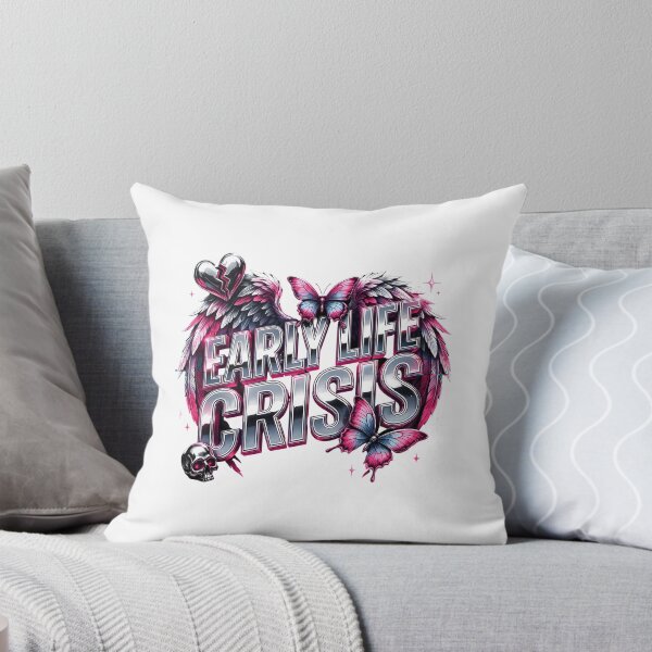 Item preview, Early Life Crisis Gen Z Funny Quote designed and sold by Redgiant87x.