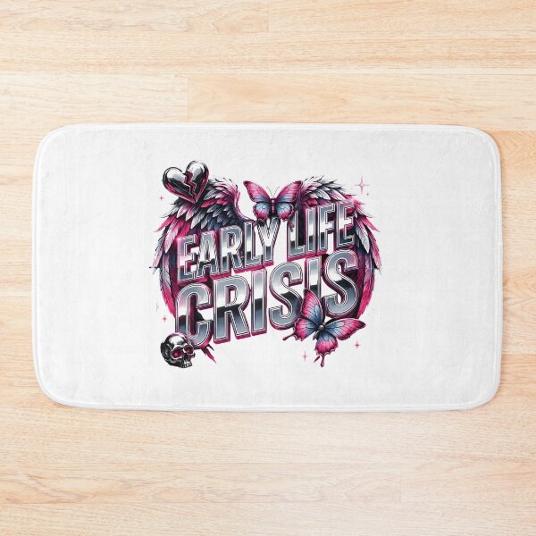 Item preview, Early Life Crisis Gen Z Funny Quote designed and sold by Redgiant87x.
