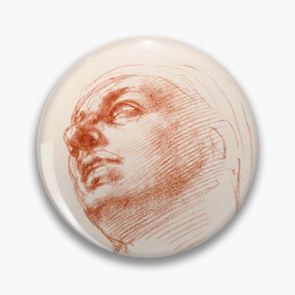 Item preview, Sanguine Head Study Looking Upward designed and sold by artofuniverse.