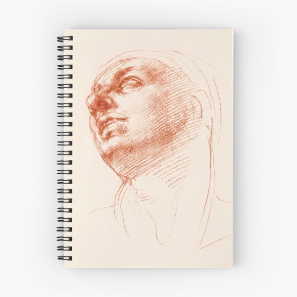 Item preview, Sanguine Head Study Looking Upward designed and sold by artofuniverse.