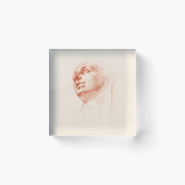 Item preview, Sanguine Head Study Looking Upward designed and sold by artofuniverse.