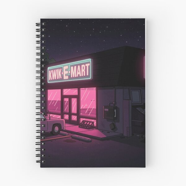 Item preview, Kwik E Mart At Night designed and sold by Pop-And-Pixels.