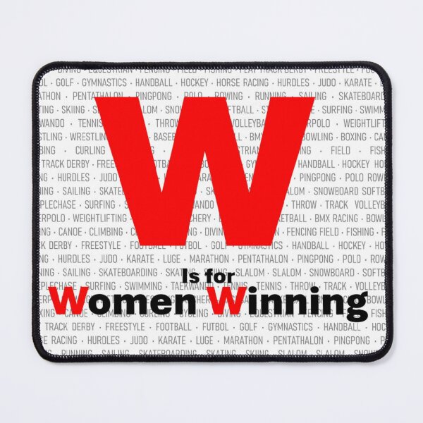 Item preview, W is for Women Winning designed and sold by BaseballBiz.