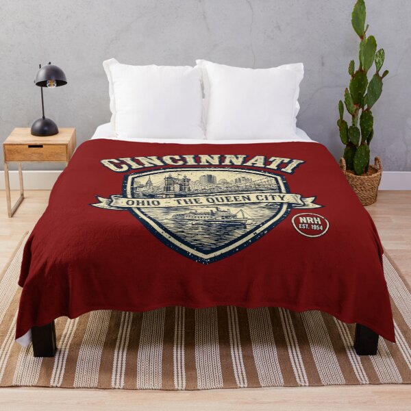 Item preview, Cincinnati Ohio The Queen City retro plaque designed and sold by Normandy Road Heritage.