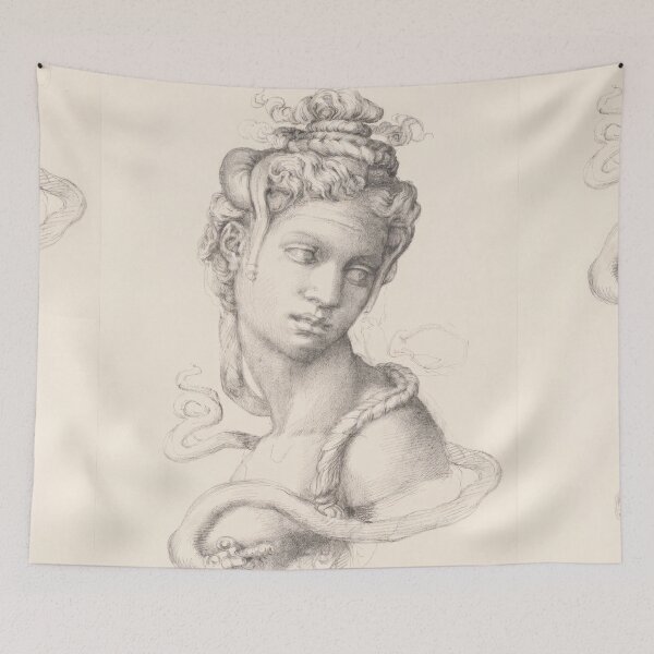 Item preview, Idealized Head with Curly Braided Hair designed and sold by artofuniverse.