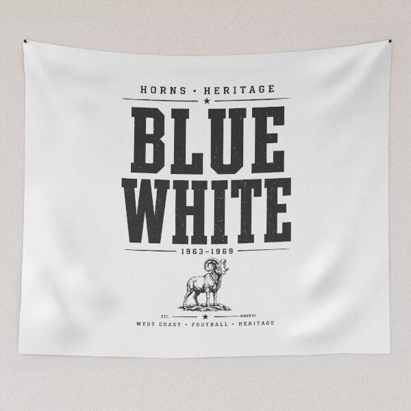 Item preview, Blue White 1963–1969 — Vintage West Coast Football Heritage designed and sold by elcarnero.