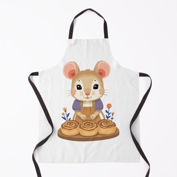 Item preview, Woodland Baker Mouse Sticker | Cinnamon Roll Mouse Illustration | Cozy Bakery Animal | Cottagecore Forest Vinyl Sticker designed and sold by Pandey14.