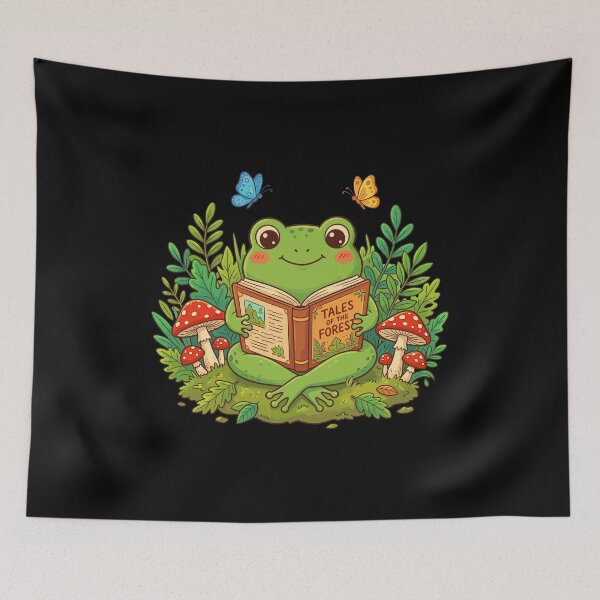Item preview, Tales Of The Forest Frog Reading Book Nature Lover designed and sold by Doodleoub.