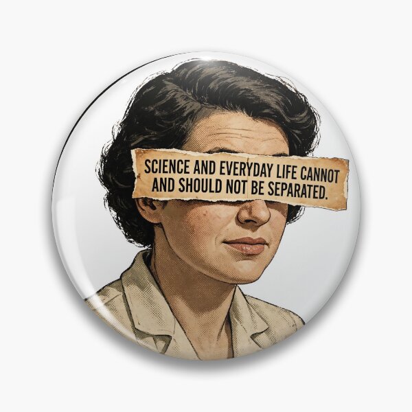 Item preview, Woman In STEM Rosalind Franklin - Science And Everyday Life Quote designed and sold by Neurospicy Trolls.