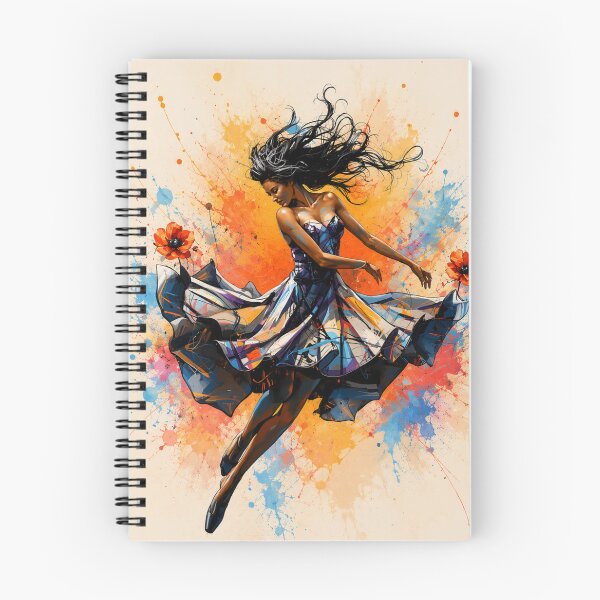 Item preview, Colorful Dancing Figure Splash Art designed and sold by MarselArt.