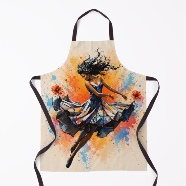 Item preview, Colorful Dancing Figure Splash Art designed and sold by MarselArt.