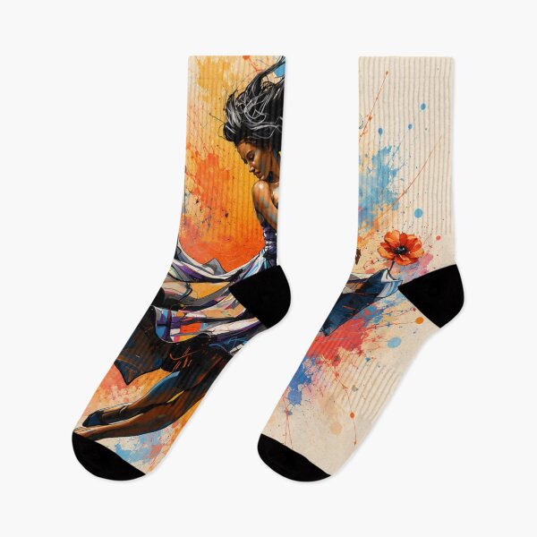 Item preview, Colorful Dancing Figure Splash Art designed and sold by MarselArt.