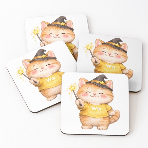 Item preview, Orange Tabby Cat Little Witch designed and sold by Wawa5656.