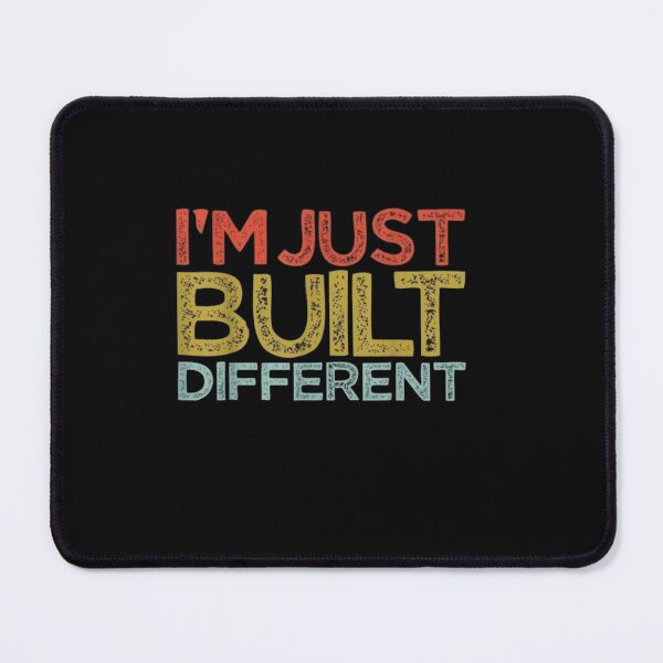 Item preview, I'm Just Built Different Vintage Retro Quote | Funny Motivational Graphic designed and sold by Gbriel3.