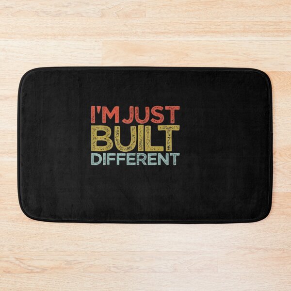 Item preview, I'm Just Built Different Vintage Retro Quote | Funny Motivational Graphic designed and sold by Gbriel3.