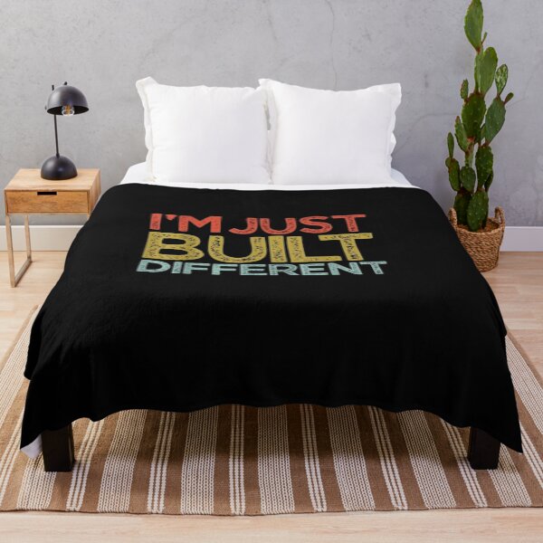 Item preview, I'm Just Built Different Vintage Retro Quote | Funny Motivational Graphic designed and sold by Gbriel3.
