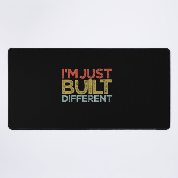 Item preview, I'm Just Built Different Vintage Retro Quote | Funny Motivational Graphic designed and sold by Gbriel3.