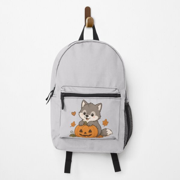 Item preview, Cute Pumpkin Wolf designed and sold by MellowMunchkins.