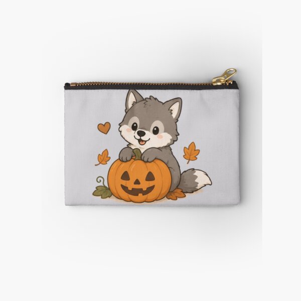 Item preview, Cute Pumpkin Wolf designed and sold by MellowMunchkins.