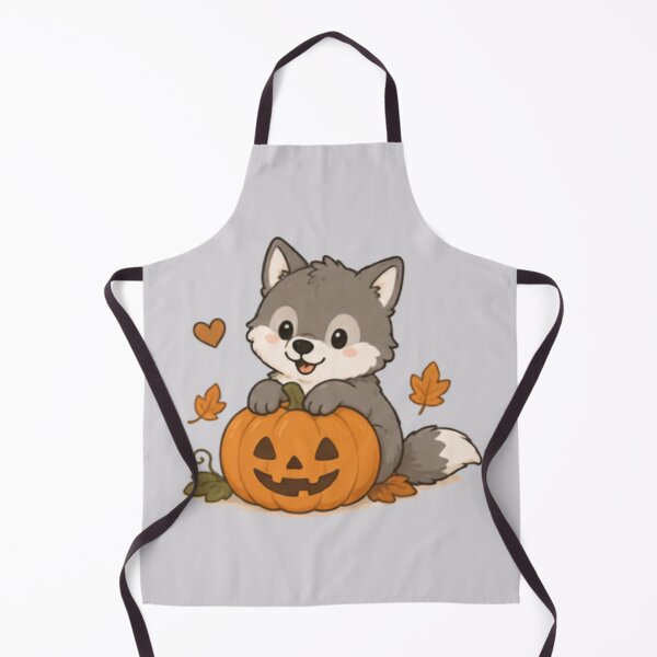 Item preview, Cute Pumpkin Wolf designed and sold by MellowMunchkins.