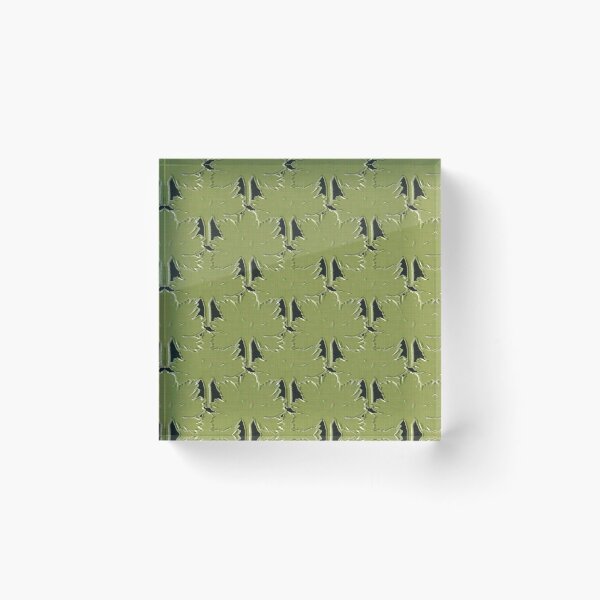 Item preview, Stylized Modern Tropical Botanical Charcoal Green designed and sold by JasmineGDesigns.