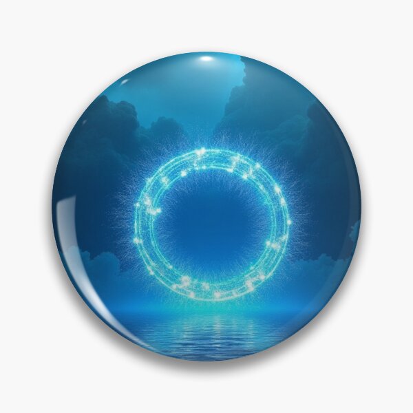 Item preview, Mystical Blue Energy Portal Over the Ocean. designed and sold by fbtrisha.