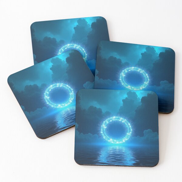 Item preview, Mystical Blue Energy Portal Over the Ocean. designed and sold by fbtrisha.