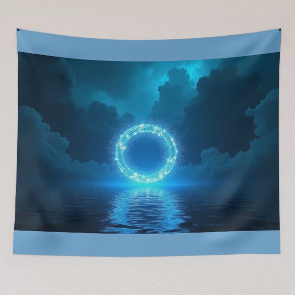 Item preview, Mystical Blue Energy Portal Over the Ocean. designed and sold by fbtrisha.