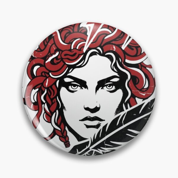 Item preview,  Medusa Writer Mythology Art – Dark Gorgon with Quill & Lightning designed and sold by Artsformore.