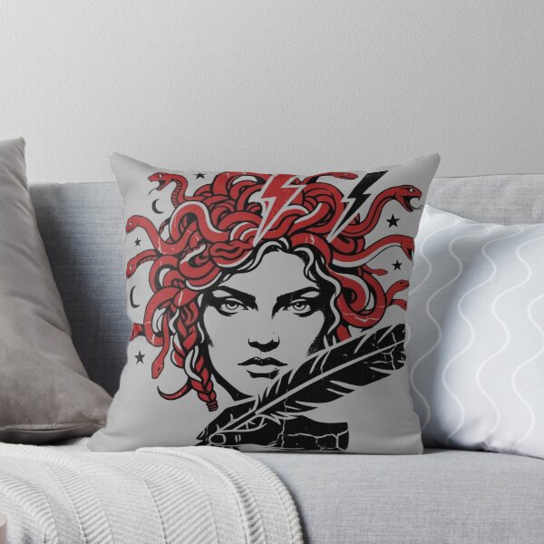 Item preview,  Medusa Writer Mythology Art – Dark Gorgon with Quill & Lightning designed and sold by Artsformore.