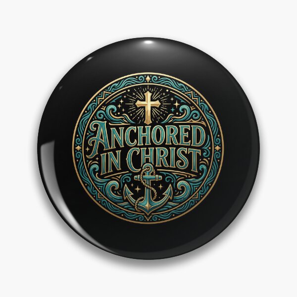 Item preview, Anchored In Christ Christian Faith Believer designed and sold by Doodleoub.