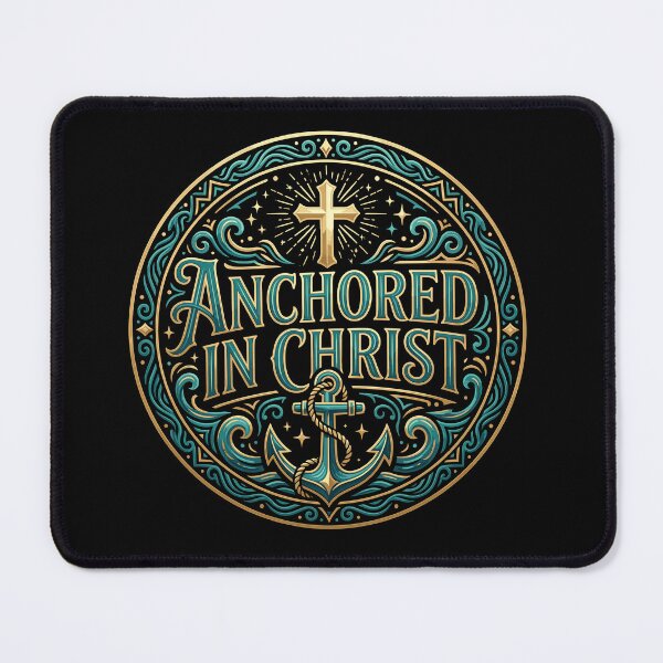 Item preview, Anchored In Christ Christian Faith Believer designed and sold by Doodleoub.