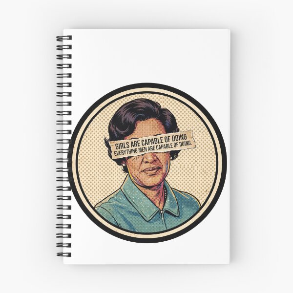 Item preview, Woman In STEM Katherine Johnson - Girls Are Capable Quote designed and sold by Neurospicy Trolls.