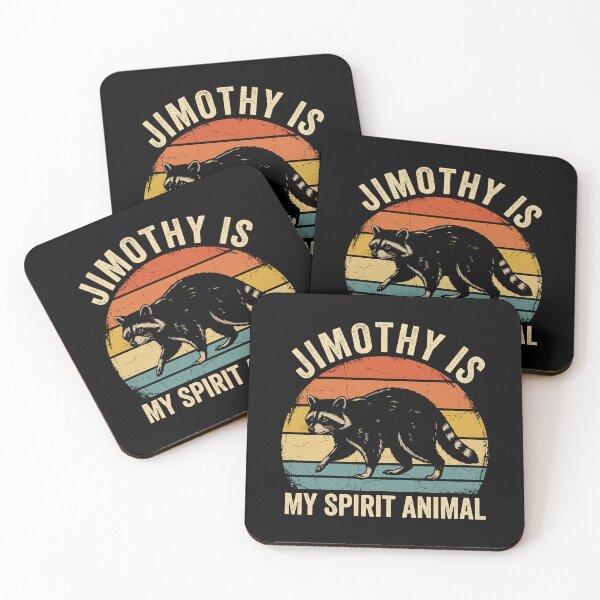 Item preview, Jimothy Is My Spirit Animal Raccoon Lover Wildlife Enthusiast designed and sold by Doodleoub.
