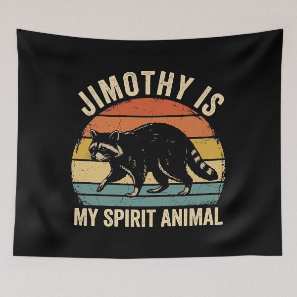 Item preview, Jimothy Is My Spirit Animal Raccoon Lover Wildlife Enthusiast designed and sold by Doodleoub.