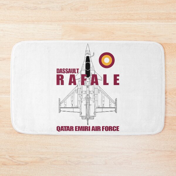 Item preview, Dassault Rafale Qatar Emiri Air Force Technical Blueprint - Black Edition designed and sold by Magazine Combate.