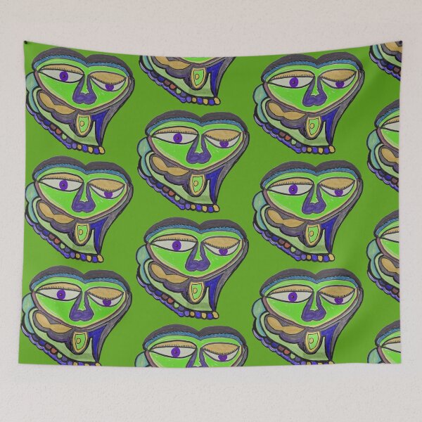 Item preview, The Mosaic Mind - Neon Conscious Cubism designed and sold by energyoflove333.