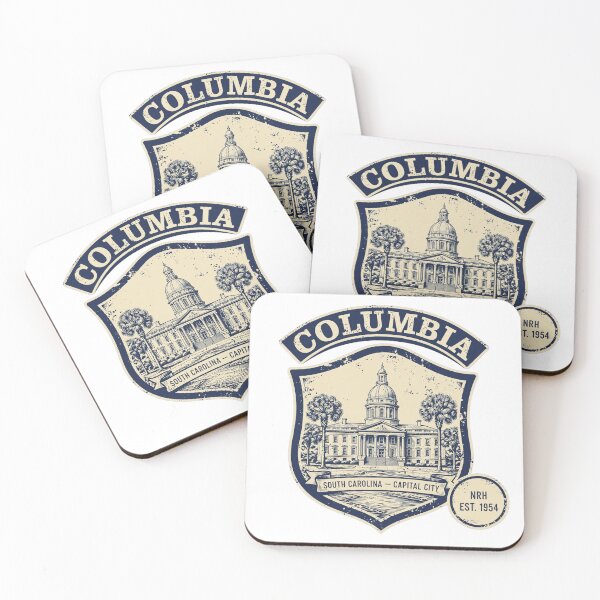 Item preview, Columbia South Carolina Capital Retro Plaque designed and sold by Normandy Road Heritage.