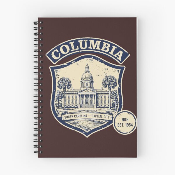 Item preview, Columbia South Carolina Capital Retro Plaque designed and sold by Normandy Road Heritage.