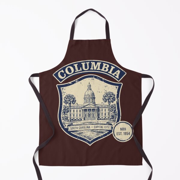 Item preview, Columbia South Carolina Capital Retro Plaque designed and sold by Normandy Road Heritage.